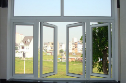 NHÔM OWIN 4 CÁNH MỞ QUAY LẮP CÔNG TRÌNH MÁI NHẬT