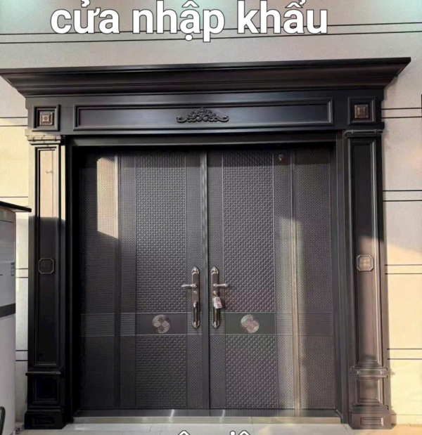 CỬA THÉP NHẬP KHẨU 4 CÁNH - M08