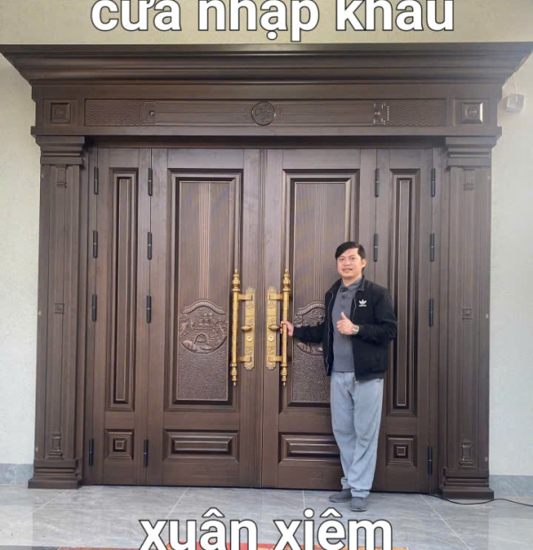 CỬA THÉP NHẬP KHẨU 4 CÁNH - M23