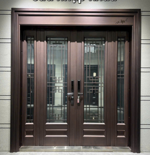 CỬA THÉP NHẬP KHẨU 4 CÁNH - M14