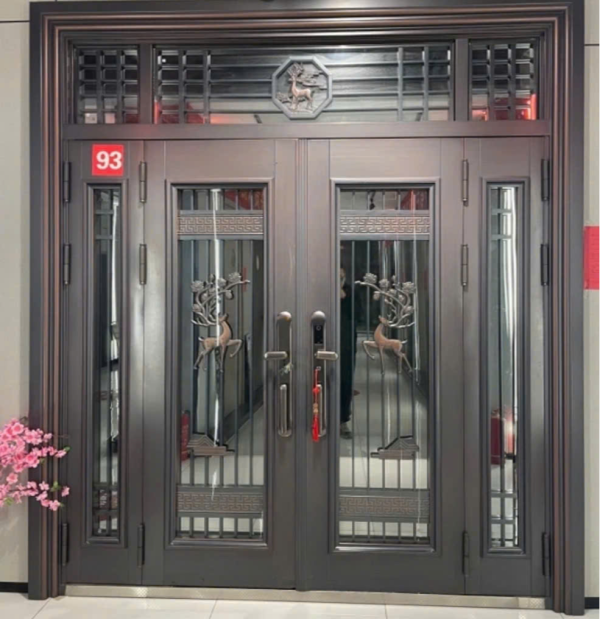 CỬA THÉP NHẬP KHẨU 4 CÁNH - M13