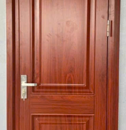 CỬA ĐI 1 CÁNH THÉP VÂN GỖ