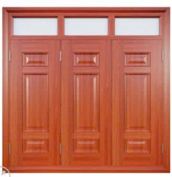 CỬA SỔ THÉP VÂN GỖ 3 CÁNH