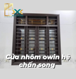 Cửa Nhôm Owin Hệ Chấn Song